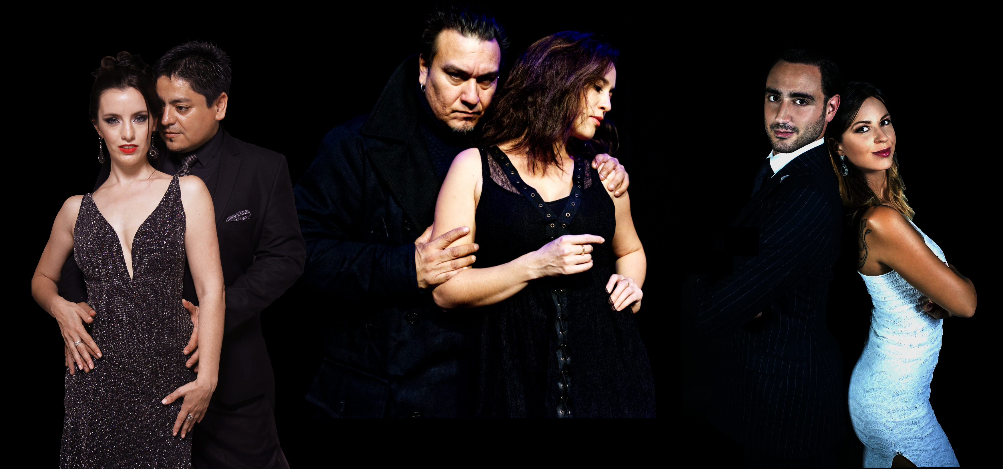 Agustina Piaggio, Carlos Espinoza; Mariano Chicho Frumboli, Juana Sepulveda; Fausto Carpino, Stephanie Fesneau